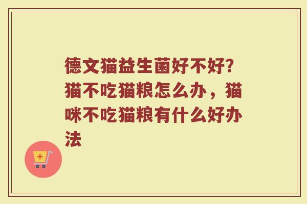 德文猫益生菌好不好?猫不吃猫粮怎么办,猫咪不吃猫粮有什么好办法 德文猫益生菌好不好?猫不吃猫粮怎么办,猫咪不吃猫粮有什么好办法