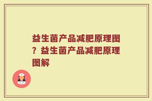 益生菌产品减肥原理图?益生菌产品减肥原理图解