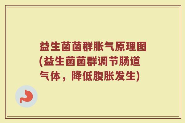益生菌菌群原理图(益生菌菌群调节肠道气体,降低发生) 益生菌菌群原理图(益生菌菌群调节肠道气体,降低发生)