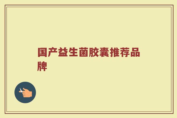 国产益生菌胶囊推荐品牌