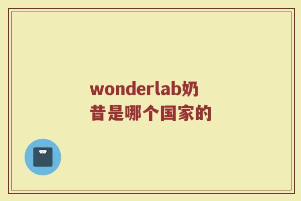 wonderlab奶昔是哪个国家的