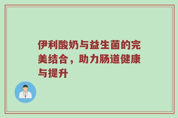 伊利酸奶与益生菌的完美结合，助力肠道健康与提升